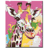 Paint by Numbers Giraffe Painting Animal Art